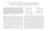 Whole-Chip ESD Protection Design with Efficient VDD-to-Vss ...mdker/Referred Journal Papers/1999-Whole-chip... · KER: WHOLE-CHIP ESD PROTECTION DESIGN 175 Fig. 5. Prior art of VDD-to-VSS