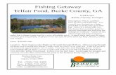 Fishing Getaway Telfair Pond, Burke County, GA · Fishing Getaway Telfair Pond, Burke County, GA 0.94Acres Burke County, Georgia Description: This is a perfect tract for the avid
