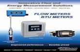 Flow Measurement Applications · flow of water and water glycol solutions in pipe sizes ranging from ½”- 2½”. The cost-effective, no-moving-parts design operates over a wide