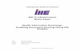 IHE IT Infrastructure White Paper Health Information ... · A health document sharing community (community) exists for the purpose of increasing the accessibility of patient health
