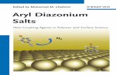 Aryl Diazonium Salts: New Coupling Agents in Polymer and ... · 6 Polymer Grafting to Aryl Diazonium-Modified Materials: Methods and Applications 125 Sarra Gam-Derouich, Samia Mahouche-Chergui,