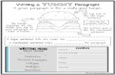 Writing a YUMMY Paragraph! - Weeblymrspercy2016.weebly.com/.../writing_a_yummy_paragraph_student_pages.pdf · Writing a YUMMY Paragraph! A great paragraph is like a really good burger.