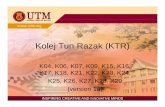 Kolej Tun Razak (KTR).ppt · KTR – K04 (L l 1)K04 (Level 1) Note : Wifi Coverage - from orange(fair) to yellow(average) to green (excellent)