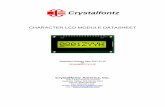CFAH0801Z-YYH-JP LCD Module Datasheet · Crystalfontz. CHARACTER LCD MODULE DATASHEET . Datasheet Release Date 2017-11-10 . for . CFAH0801Z-YYH-JP . Crystalfontz America, Inc.