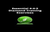 Essential 4-4-2 Diamond Training Exercises · Essential 4-4-2 Diamond Training Exercises . Introduction The enclosed exercises have been used in our training sessions as we worked