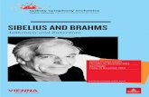 SIBELIUS AND BRAHMS - d32h38l3ag6ns6.cloudfront.net Books... · Sibelius and Brahms Vladimir Ashkenazy CONDUCTOR Pinchas Zukerman VIOLIN Amanda Forsyth CELLO Johannes Brahms (1833–1897)