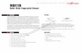 Solid-State Fingerprint Sensor datasheet.pdf · Solid-State Fingerprint Sensor Applications • Database and network access • Portable ﬁngerprint acquisition • Access control