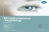 Driving Quality Together · 4 5 Driving Quality Together Great results are born out of confidence and by working with LGC Proficiency Testing you can have the assurance that your