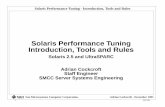 Solaris Performance Tuning Introduction, Tools and Rules · Solaris Performance Tuning - Introduction, Tools and Rules Contents Resources Papers, Books and Manual Sections To Read