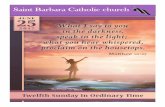 June 25, 2017 - Page Saint Barbara Catholic church · June 25, 2017 - Page 5 St. Barbara Catholic Church COÄNG ÑOAØN THAÙNH GIUSE CHÚA NHẬT TUẦN 12 TN – A Mt 10,26-33 VỮNG