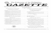 The University of the Philippines GAZETTEiskwiki.upd.edu.ph/archives/gazette/2010/4Q_Gazette_2010.pdf · Pilipinas, sa pamamagitan ng Sentro ng Wikang Filipino (UP SWF), at Ma. Lina