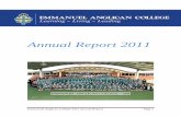 Annual Report 2011 - Emmanuel Anglican College · Annual Report 2011 . Emmanuel Anglican College 2011 Annual Report Page 2 Message from Chair of College Council, Principal, Friends