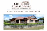 GUEST INFORMATION DIRECTORY - Chillagoe Guesthouse Directory.pdf · Please refer to page 7 of this Directory for a detailed explanation. DINING OUT There are 2 Hotels, a Take Away