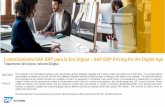 SAP PPT Template - ausape.comausape.com/.../2018-04-SAP-ERP-Pricing-for-the-Digital-Age.pdf · SAP en contacto con Clientes, Partners, Grupos de Usuarios, Analistas y accionistas