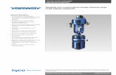 Designed and constructed to accept pressure drops of the ... docs/Pentair Valves and Controls/1.6... · pipeline reducers or expanders can be eliminated. ... To steam turbine 3-way