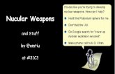 Nucular Weapons - Chaos Computer Club · NPT defines 5 nuclear weapons states, but 5 other states have developed nuclear weapons: South Africa – Motivated by strategic position