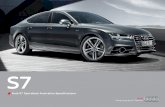 S7d3d6mf6ofxeyve.cloudfront.net/wieckautodeadline60/files/2015 Audi S7... · specification sheet and new vehicles must be purchased from authorised Audi dealers. Specifications are