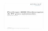 PicoScope 4000 Osciloscopios de PC para automoción · Author: Jeff Bronks Subject: PicoScope serie 4000 para automoción Keywords
