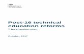 Post-16 technical education reforms · Implications of the reforms on current vocational and technical qualifications 9 High-level timetable for implementation 10 Which education