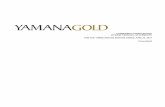CONDENSED CONSOLIDATED INTERIM FINANCIAL … · | 4 yamana gold inc. condensed consolidated interim statements of cash flows for the three and six months ended june 30, for the three