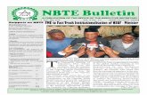 TAdamu has given the - net.nbte.gov.ng Bulletin April... · 18. Abang Jacob Akem 19th April Academic Planning 19. Rufa'i Halima Ladidi Moh'd 30th April Physical Planning 20. Aliyu