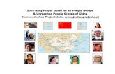2018 Daily Prayer Guide for all People Groups & Unreached ... · 2018 Daily Prayer Guide for all People Groups & Unreached People Groups of China Source: Joshua Project data,