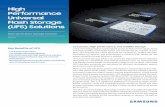 High Performance Universal Flash Storage (UFS) Solutions · programming. This is a significant difference compared to legacy flash-based memory cards and embedded flash solutions