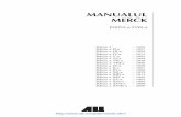 Manualul Merck PDF - all.ro · vii În anul 1899, producãtorul american de medicamente Merck & Co. a publicat pentru prima oarã o carte intitulatã Merck’s Manual of the Materia