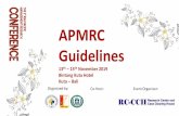Guidelinesap-mrc.com/wp-content/uploads/2019/05/Guidelines.pdf · moderator 5 minutes before the presentation. 7. Each moderator is equipped with a laptop that can be used by the