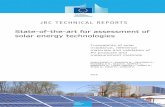 State-of-the-art for assessment of solar energy technologies · The European Union’s (EU) policy for the Energy Union aims at making the European citizens’ energy supply more
