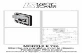 MODULE R 726MODULE R 726 - leroy-somer.com · Replacing module R725 by model R726 Remplacement par un module R 726 des modules 2 et 3 fonctions suivantes : Replacement by a module