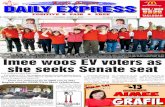 Leyte-Samar DAILY EXPRESS · BAYBAY CITY- Sena-tor Cynthia Villar said that she does not aspire to be-come a Senate president. Villar made this re-mark in an interview here after