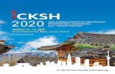 2020& 61 2020 KOREAN SOCIETY OF …icksh.org/data/ICKSH2020_leaflet.pdf2020 Korean Society f Hematology P INTERNATIONAL CONFERENCE & 61st ANNUAL MEETING March 12 - 14, 2020 Grand Walkerhill