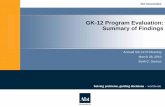 GK-12 Program Evaluation: Summary of Findings · 2019-11-25 · 3. Evaluation Data Sources, Respondents, and Response Rates • Surveys for Principal Investigators, GK-12 Fellows,