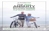 Annuity Buyers Guide · 2019-11-07 · annuity to accumulate over time before converting over to an income stream in the future. Because annuities are considered to be long-term endeavors,