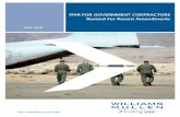 ITAR FOR GOVERNMENT CONTRACTORS Revised For Recent … For Government Contractors_McVey...ITAR FOR GOVERNMENT CONTRACTORS . Revised For Recent Amendments . By: Thomas McVey. 1. Williams