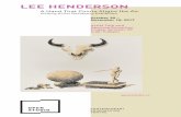 LEE ENDERSON - Open Studioopenstudio.ca/wp-content/uploads/2017/08/lee-henderson-brochure.pdf · line: Lee calls his prints memento mori for the nation-state. Throughout art history,