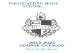 Schedule Change Procedures - Ponte Vedra High … · Web viewReading and/or language for English, social studies and foreign languages honors class placement Dropping Courses If a