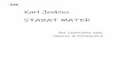 Karl Jenkins - Collegium Musicum · 2019-05-06 · Karl Jenkins STABAT MATER 598 for Contralto solo, Chorus & Orchestra