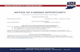 NOTICE OF FUNDING OPPORTUNITY - Indiana NOFO FY2020 Final.pdfgrant management system. With the migration to the new system, grantees will be limited to four ... Applicants are expected