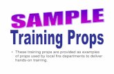 These training props are provided as examples of props used by local fire … · 2008-03-04 · If your fire department is not included in this material and you would like to be included,