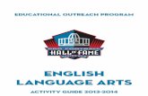 ENGLISH Language Arts - Pro Football Hall of Fame · Pro Football Hall of Fame 2013-2014 Educational Outreach Program. EnGLISH Language Arts Table of Contents. Lesson