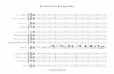 Bohemian Rhapsody - easymusicnotes.com · Alto Saxophone Horn in F Timpani Percussion Electric Guitar Electric Guitar 5-string Electric Bass Quintus Orchestra Hit Orchestra Hit Contrabass