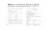 BRILLIANCE COLLEGE · 2011-08-26 · of the following 8085 microprocessor pro-gram is MVI A, 55 H MVI C, 25 H ADDC DAA A. 7AH B. 80H C. 50 H D. 22H 8. Consider the following Assembly