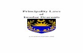 Principality Laws of Insulae Draconis · 2019-10-28 · Page 5 of 16 Principality Laws of Insulae Draconis December 2015 5.10 While it is not a requirement, the Insulae Draconis Royal