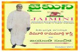 Astrological Bi - Jaimini · Astrological Bi-lingual 2-Sri K.NRao about Monthly eMagazine Telugu & English  sampathkumar57@gmail.com Volume-1 ; Issue-4 Oct 2017