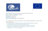 Grant Name: Statistical data for medicinal product pricing ... · EURIPID Collaboration is a voluntary and strictly nonprofit cooperation between mostly European countries on building
