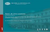 Temi di Discussione - Banca d'Italia · Temi di Discussione (Working Papers) The interbank network across the global financial crisis: evidence from Italy by Massimiliano Affinito
