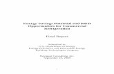 Energy Savings Potential and R&D Opportunities for ... · i Energy Savings Potential and R&D Opportunities for Commercial Refrigeration Final Report Submitted to: U.S. Department