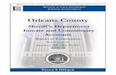 Orleans County - Sheriff's Department Inmate and ... · Following is a report of our audit of Orleans County, entitled Sheriff’s Department Inmate and Commissary Accounts. This